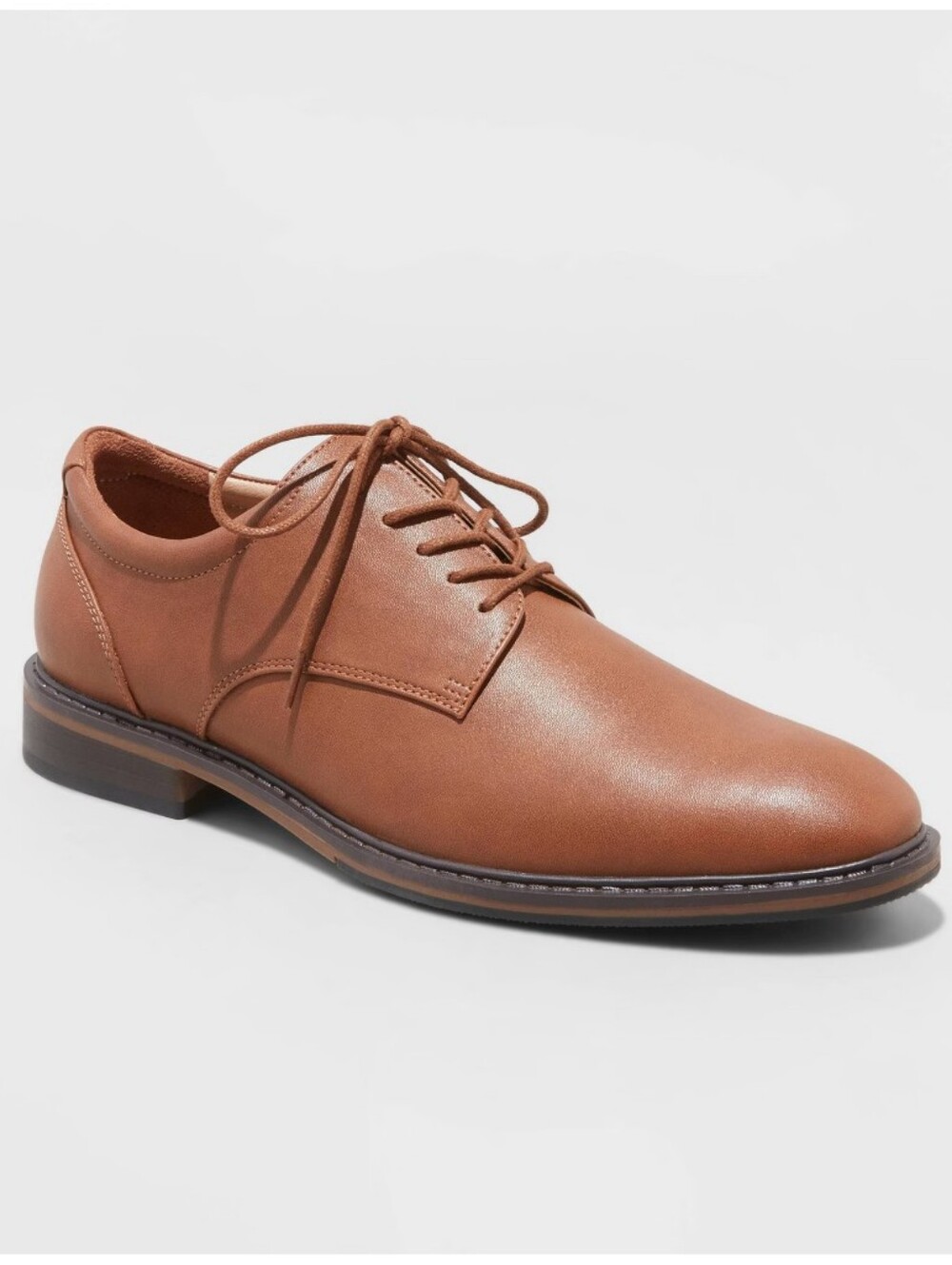 Men's Leo Brown Dress Shoes with Memory Foam Insole - Goodfellow & Co - Target